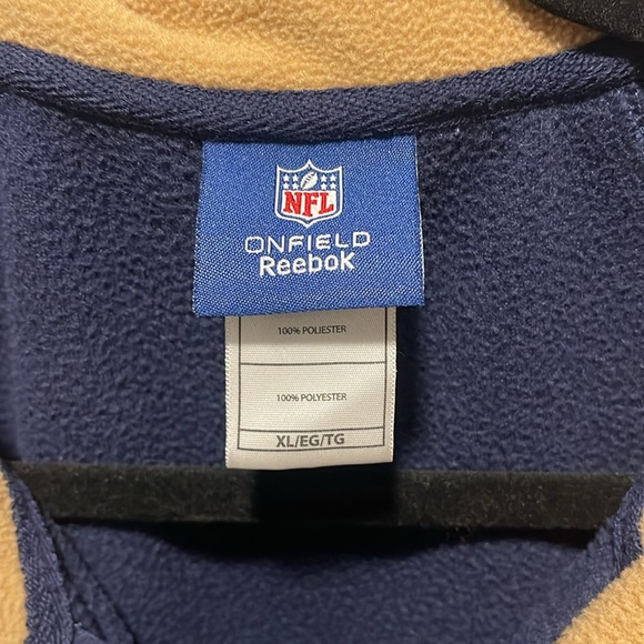 Reebok St. Louis Rams Fleece Full Zip Jacket Men’s Size XL Embroidered - Picture 5 of 8